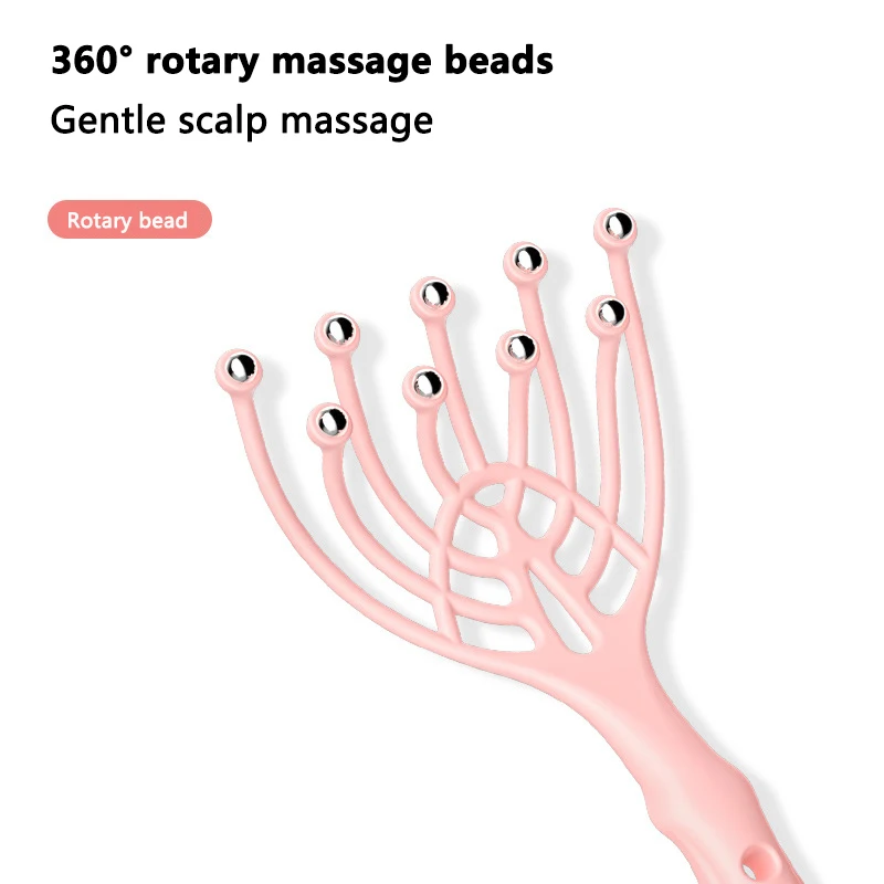 Trending Products On AMZN Handheld 9 Claws 9 Beads Head Scratcher Claw Massager For Head Body Other Massage Products
