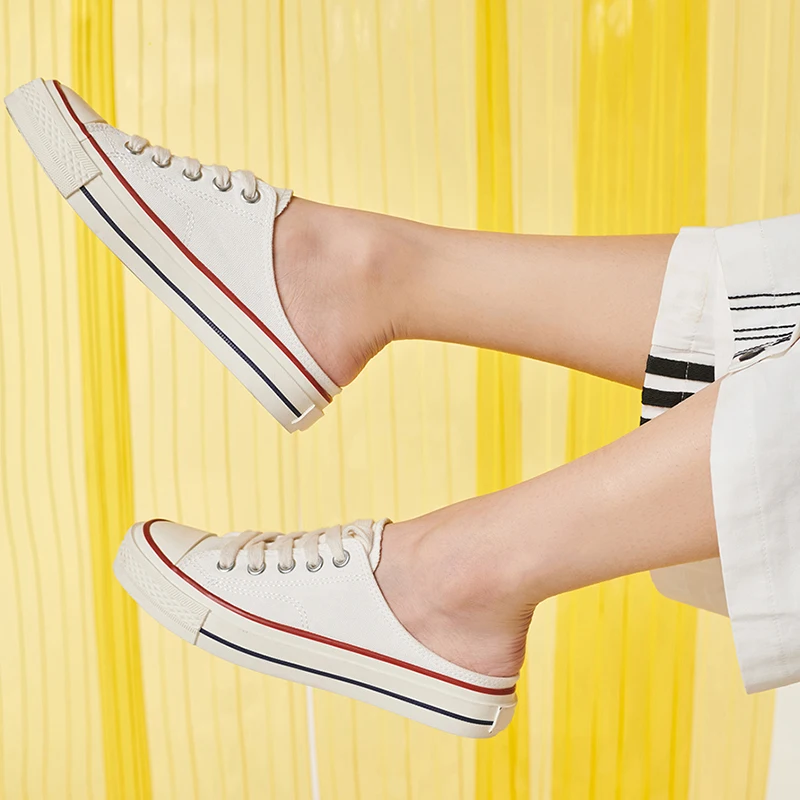 Uniworld Indonesia Factory Cold Adhesive Vulcanization Process Casual Ladies Set Foot Easy-to-wear Canvas Shoes Skateboard Shoes