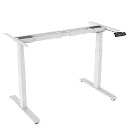luxury adjustable height high tech executive electric lift standing desk frame sit stand up computer office desk