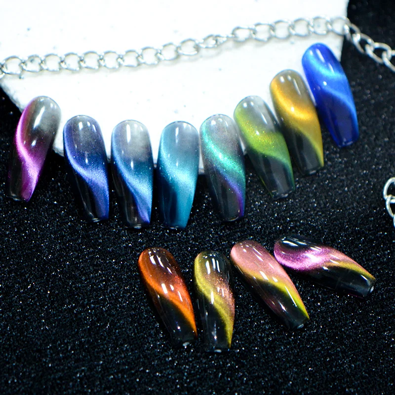 New Arrival 9d cat eye nail gel polish non-toxic salon beauty product cat eye gel polish magnetic 9d