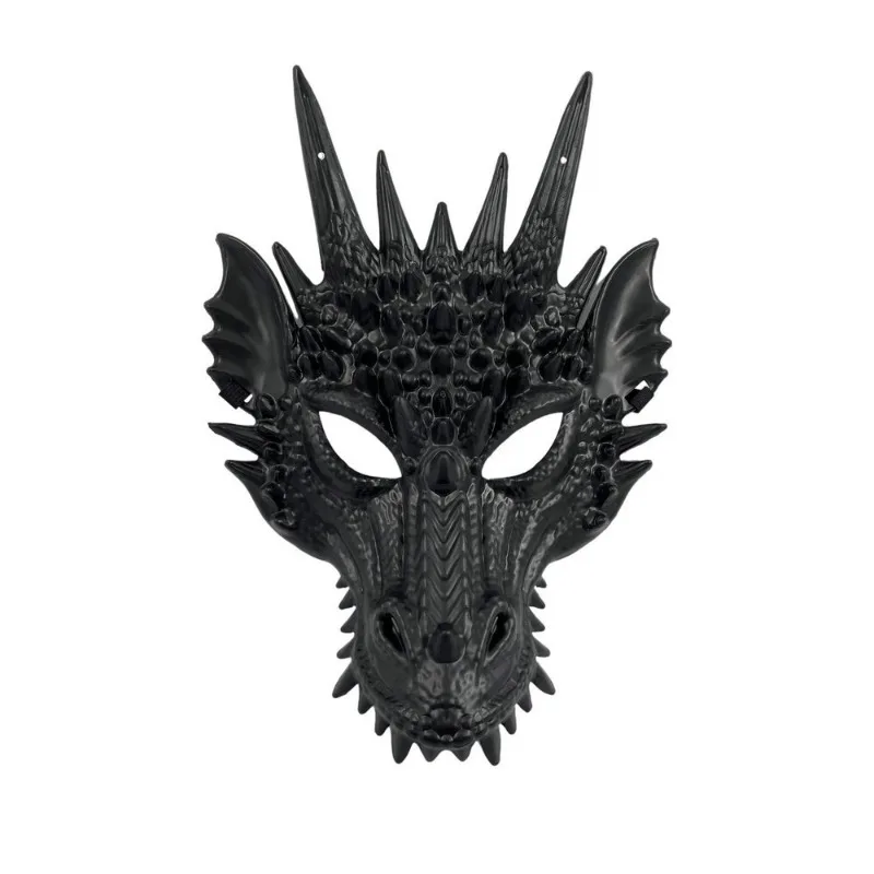 Factory Wholesale Carnival Halloween Party Soft PU Foam Mask Latex 3D Animal Costume Dragon Cosplay Mask