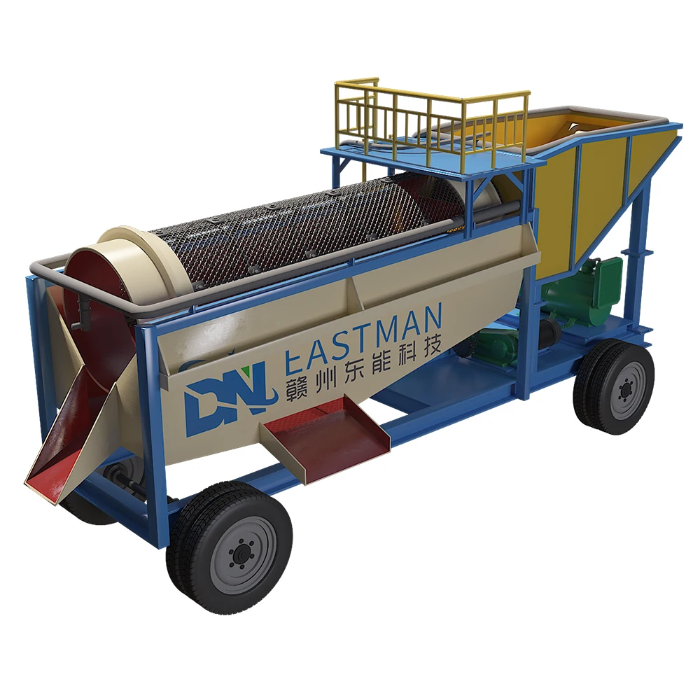 15TPH  1500mm Length Screening Trommel Screen Made In China Price