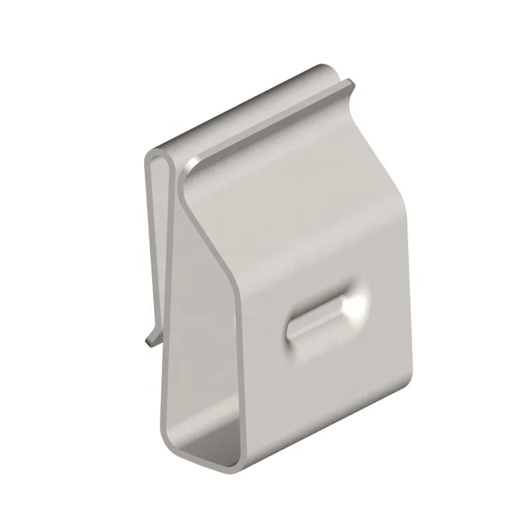 stainless steel PV solar cable grounding clips manufacturing solar mounting system