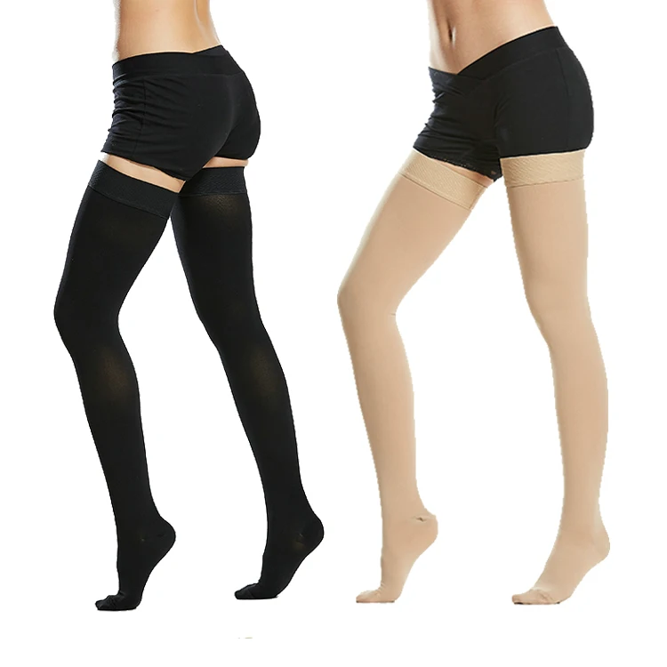 Для женщин выше колена высокие варикозное расширение вен чулок осень и зима высокое давление сна носки для медсестры, полет, боль облегчить