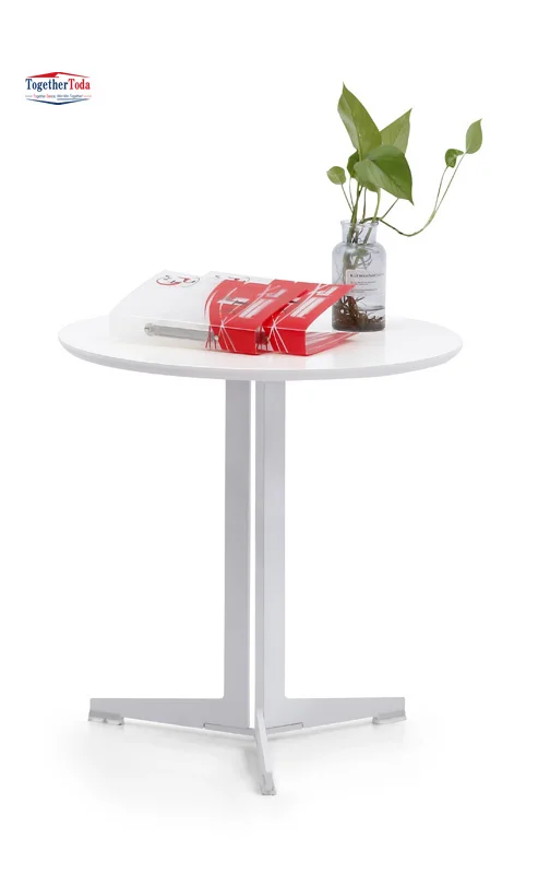 Modern Simple Design Customised Odd Shapes Wooden Legs Dining Room Home Round Coffee Table