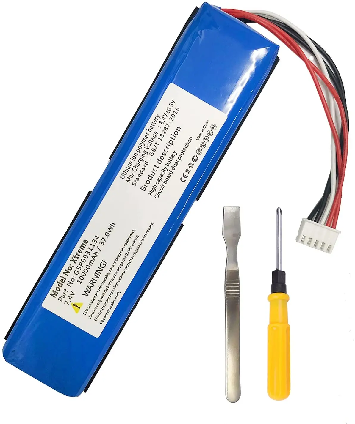 10000mah 8.4V 37.0Wh battery for  Xtreme GSP0931134 Batterie Lithium ion polymer battery