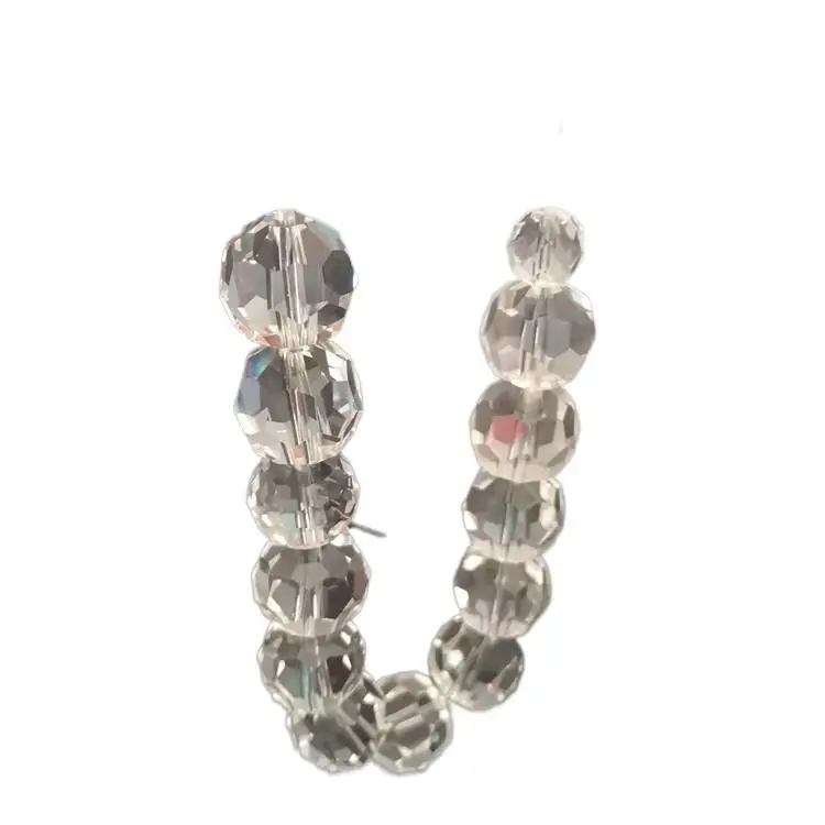 Crystal Glass decoration chandelier parts bead with hole 6mm,8mm,10mm,12mm MH-12911