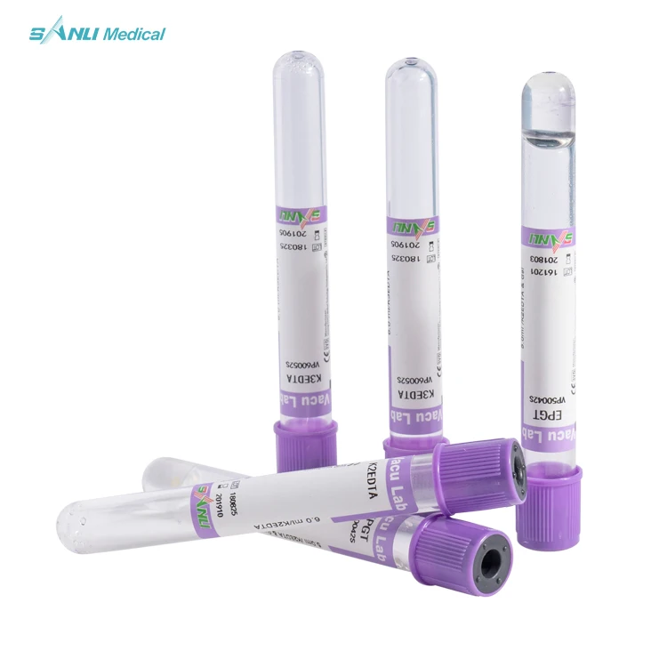 Medical disposable blood collection tube EDTAK2/K3 collection hematology test blood routine/the blood vessel separation tube