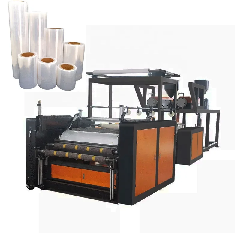Stretch Film Making Machine 3 Layer Stretch Film Making Production Line Cast Stretch Film Manufacturing Machine New Factory
