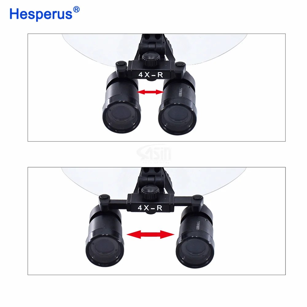 4X 5X 6X 8X High Magnification Dental Instruments Dental Loupes with 280-600mm optional working distance