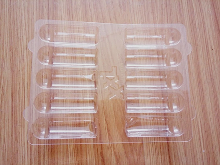 Disposable Vial Box with Embossing Plastic Material