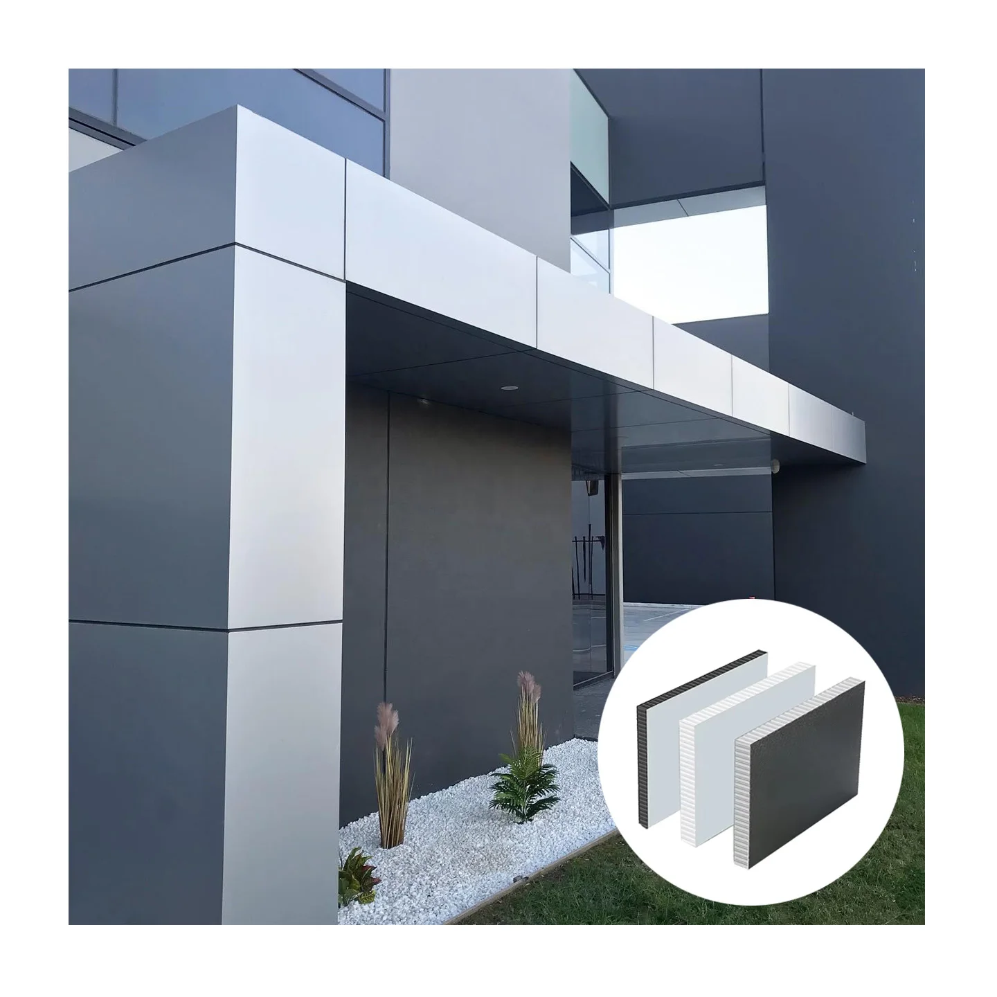 Factory Hot Sale honeycomb aluminum composite ACP ACM panels decorative 3d wall panels wall accessories