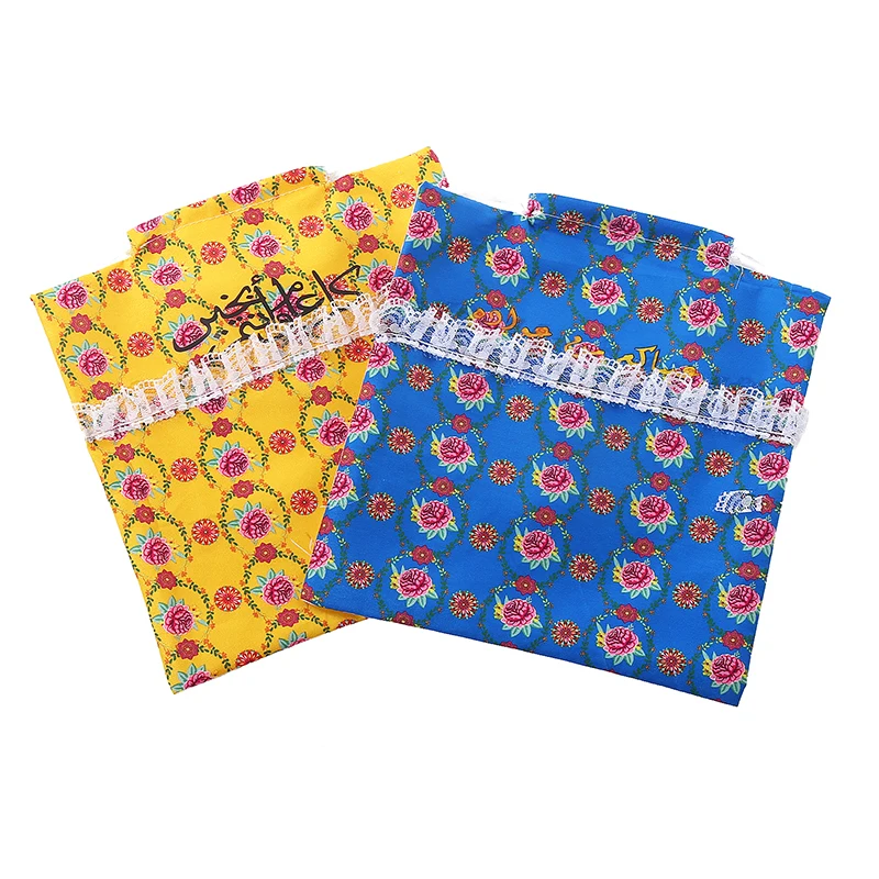 Weluo Custom 16*22Cm Adult Children  Arabic Print Candy Candle Ramadan Eco-Clear Festival Crossbody Bag