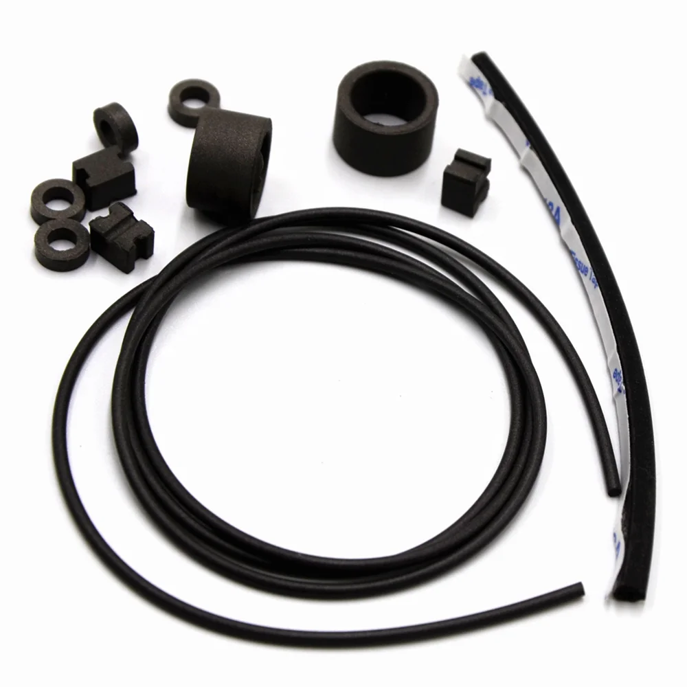 customized conductive rubber gasket electrical conductivity silicone rubber for seal and EMI shield