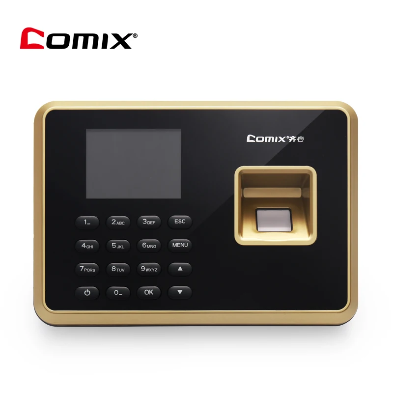 Biometric and Finger print Employee Recognition temperature scanner and time Electronic Attendance Machine For Comix