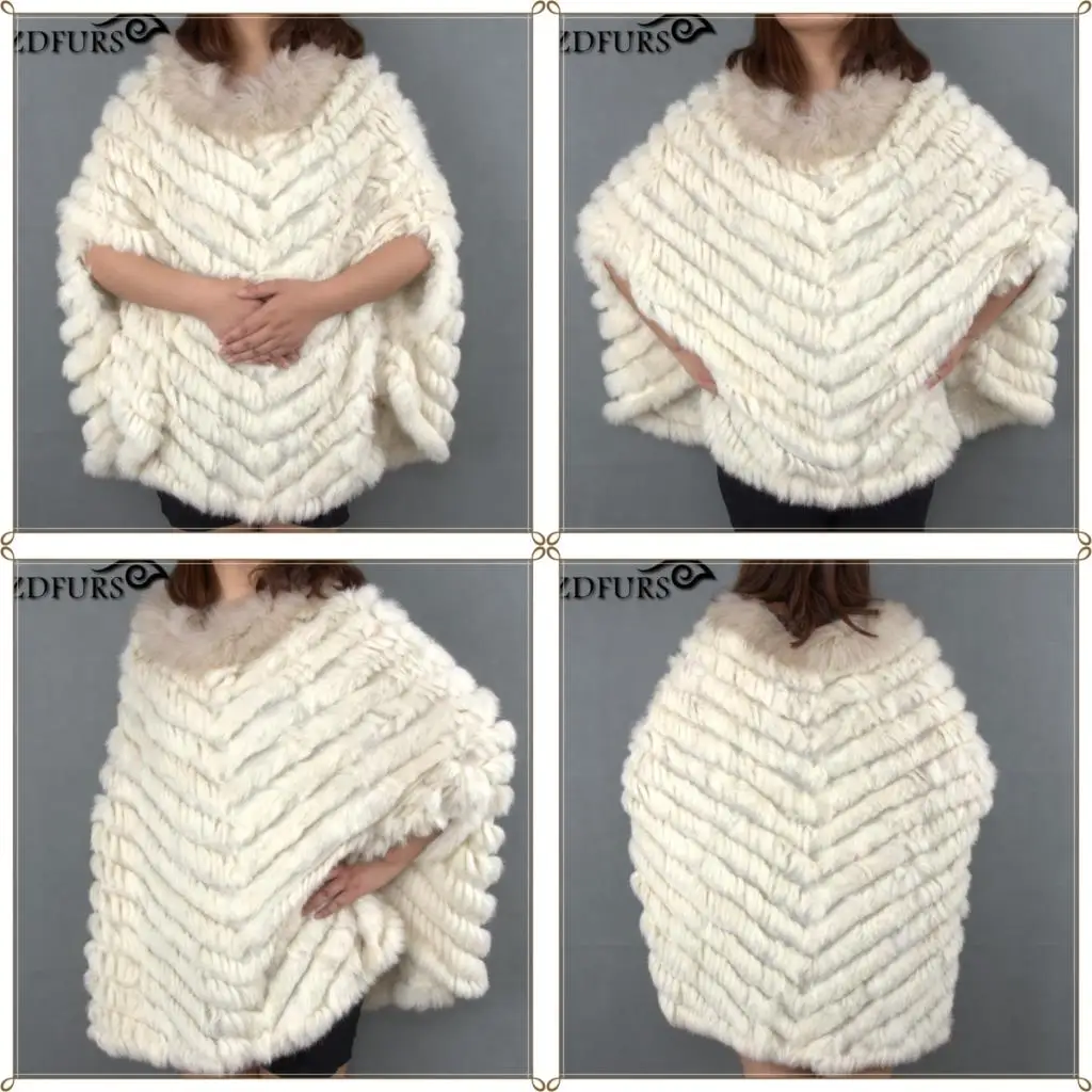 rabbit fur shawl