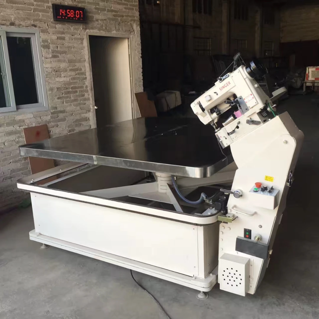 spring mattress border closing edge sewing stitching machine automatic tape banding sealing machine