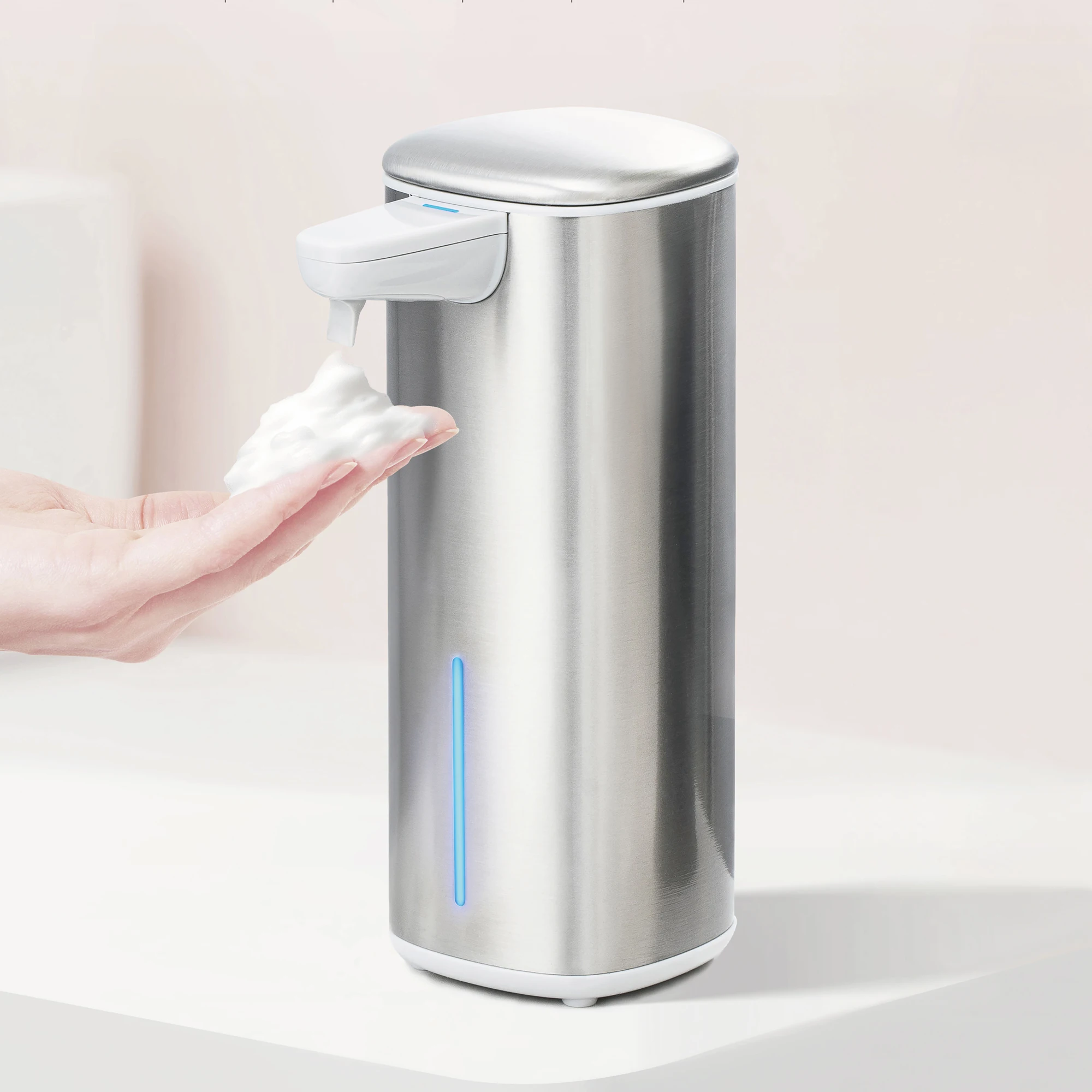 waterproof automatic soap dispenser Touch-Free Rechargeable Sensor Liquid foam Soap Pump Dispenser