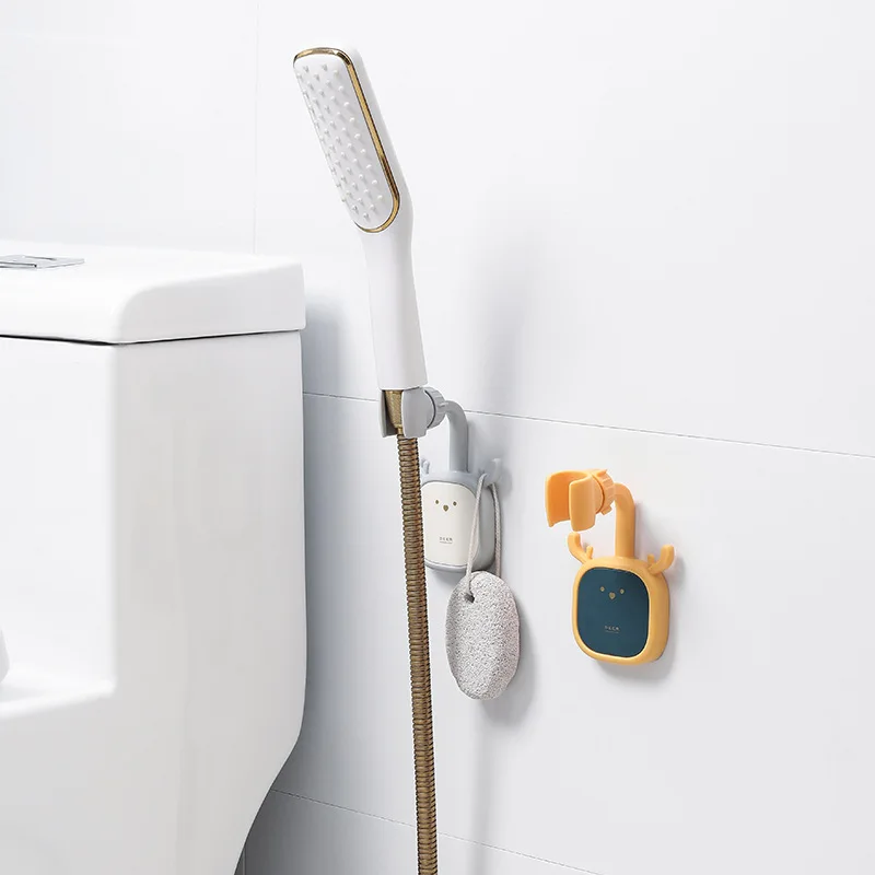 360 Punch-Free Hot selling Universal Adjustment Shower Frame Hole-free Fixed Seat Showerhead Shower Holder