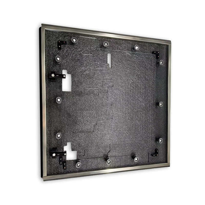 Custom High-Temperature Wave Solder Pallet Good Quality Machined from Stainless Steel Brass Metal CNC Machining Capable