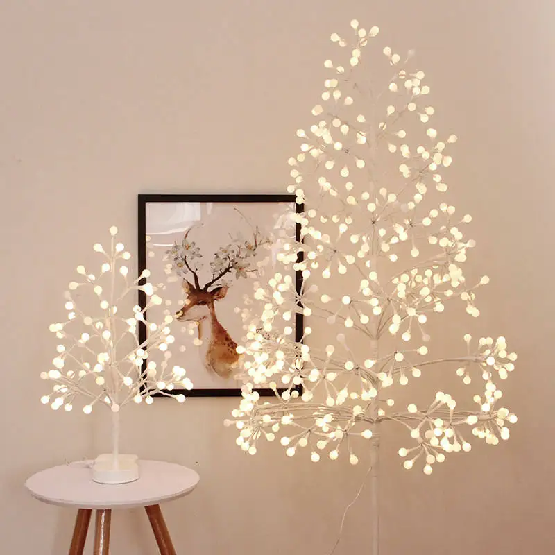 LED Ball Snowflake Christmas Tree Modelling Firework Light For Indoor Outdoor Landscape Party Event Decoration