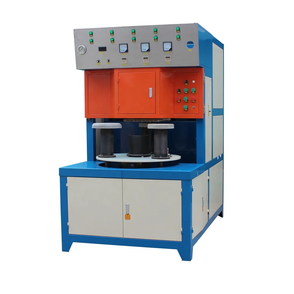 Cookware bottom induction brazing machine for pots pans