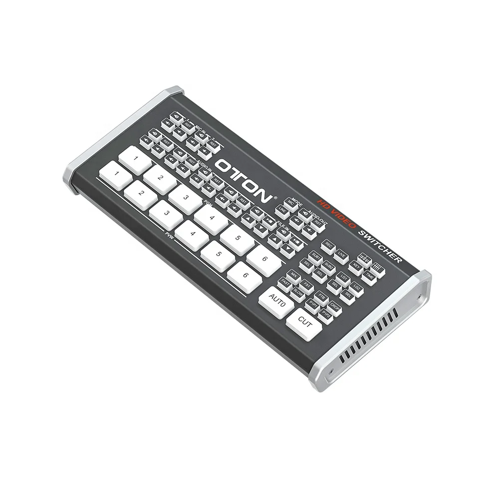 Oton Multi-camera Live production Video Switcher mixer with vertical streaming compete with Atem Mini Pro