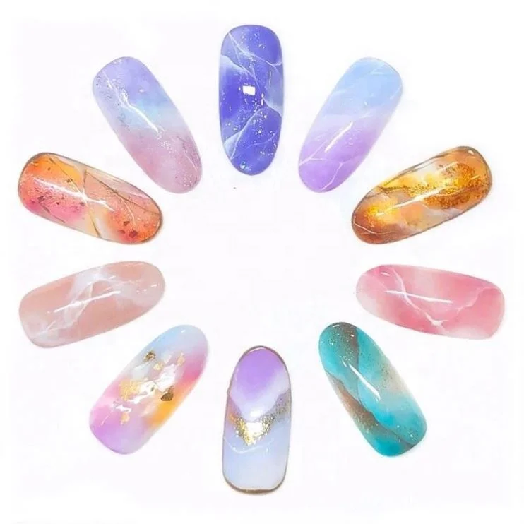 blooming water Effect Hot Sell Marble Gel Polish Water Ink Pigment Color Nails