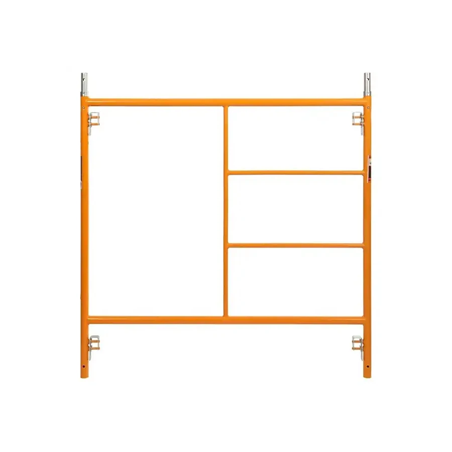 China Supplier Multifunctional Door  Frame Scaffolding With Catwalk Plank Construction Type Walk Thru Steel