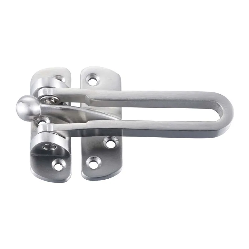 Zinc Alloy Large Anti theft Clasp Position Metal Zinc Alloy Door Guard Hotel Safety Security Chain Door Guard