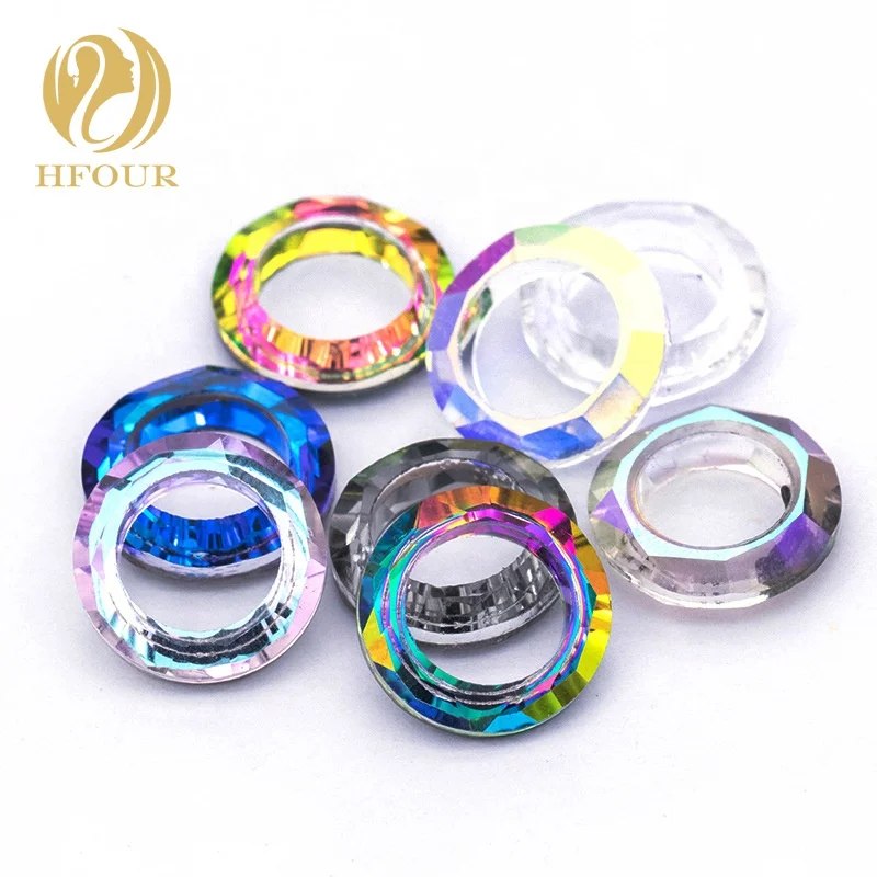 High Quality DIY Glass Products Shiny Crystal Angel Ring Strass Rhinestones For jewelry Making