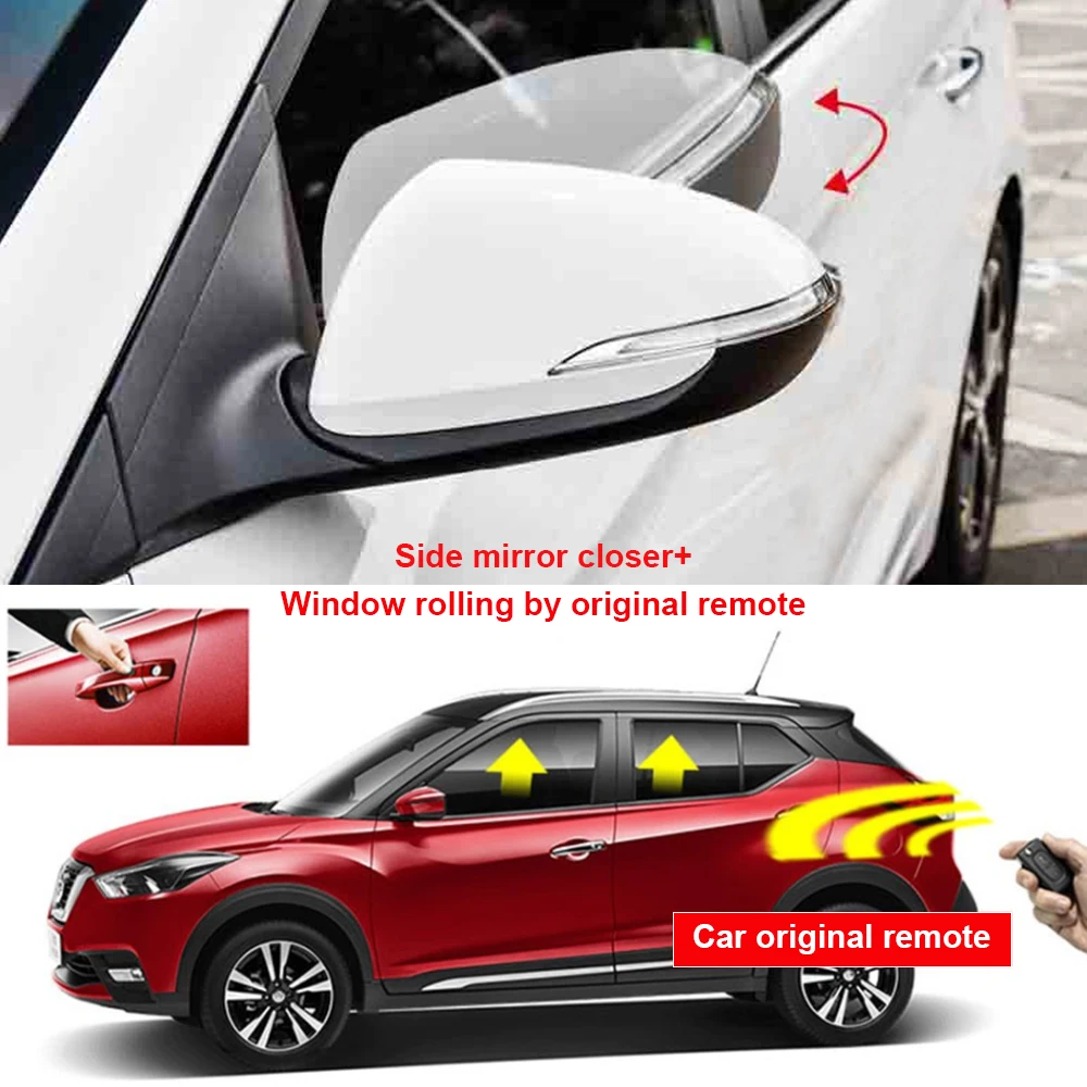 Universal Car Auto Folding Side Mirror System power window kits window closer module