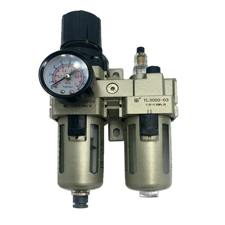 Lockable sns 3/4 inlet heavy duty high pressure compressed pneumatic airtac air filter regulator lubricator