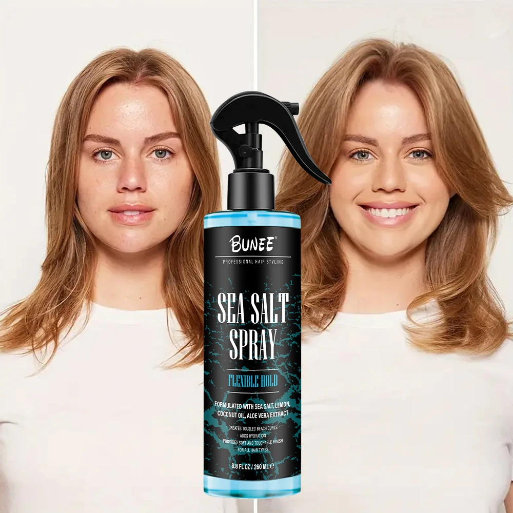 Private Label Sea Salt Hair Spray Men Wholesale Organic Beach Sea Salt Texturizing Volumizing Spray For Daily Styling