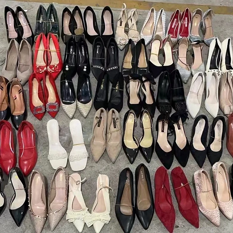 Wholesale Quality Products Low Price Cheap Used Shoes Mixed Ladies Women Sandals Second Hand Shoes for Universal