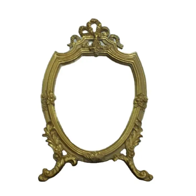 
2020 Christmas Nordic Restaurant Home Decor Tableware Vintage Gold Makeup Decorative Mirror 