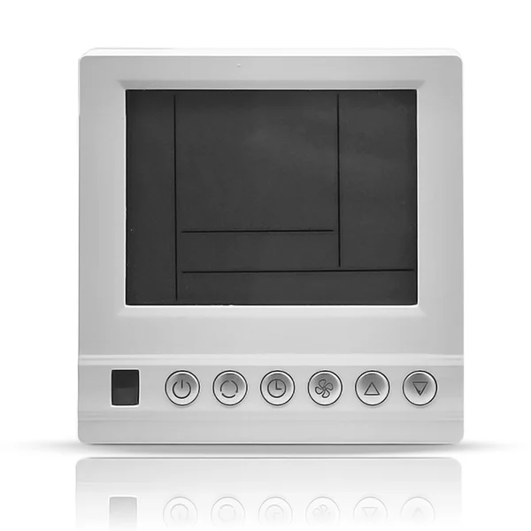 RS485 modbus central computer controlled building hotel room thermostat for fan coil air conditioner 2 pipes 4 pipes