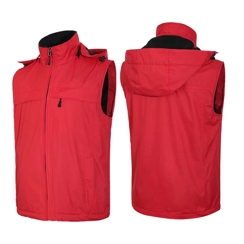 
Custom Work Clothing Manufacturer Waterproof Logo Fleece Sleeveless Mens softshell Vest 