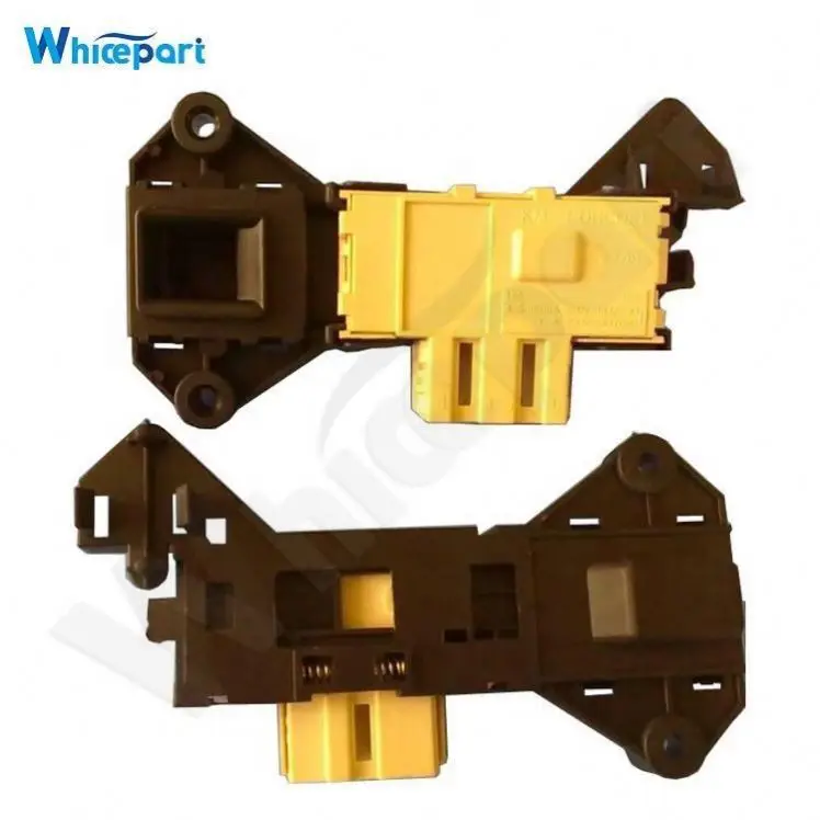 Цвет Whicepart бренд слайд дверь замок стиральная машина запчасти KM-WP PP черный и белый оригинальная часть шайба дверной замок переключатель