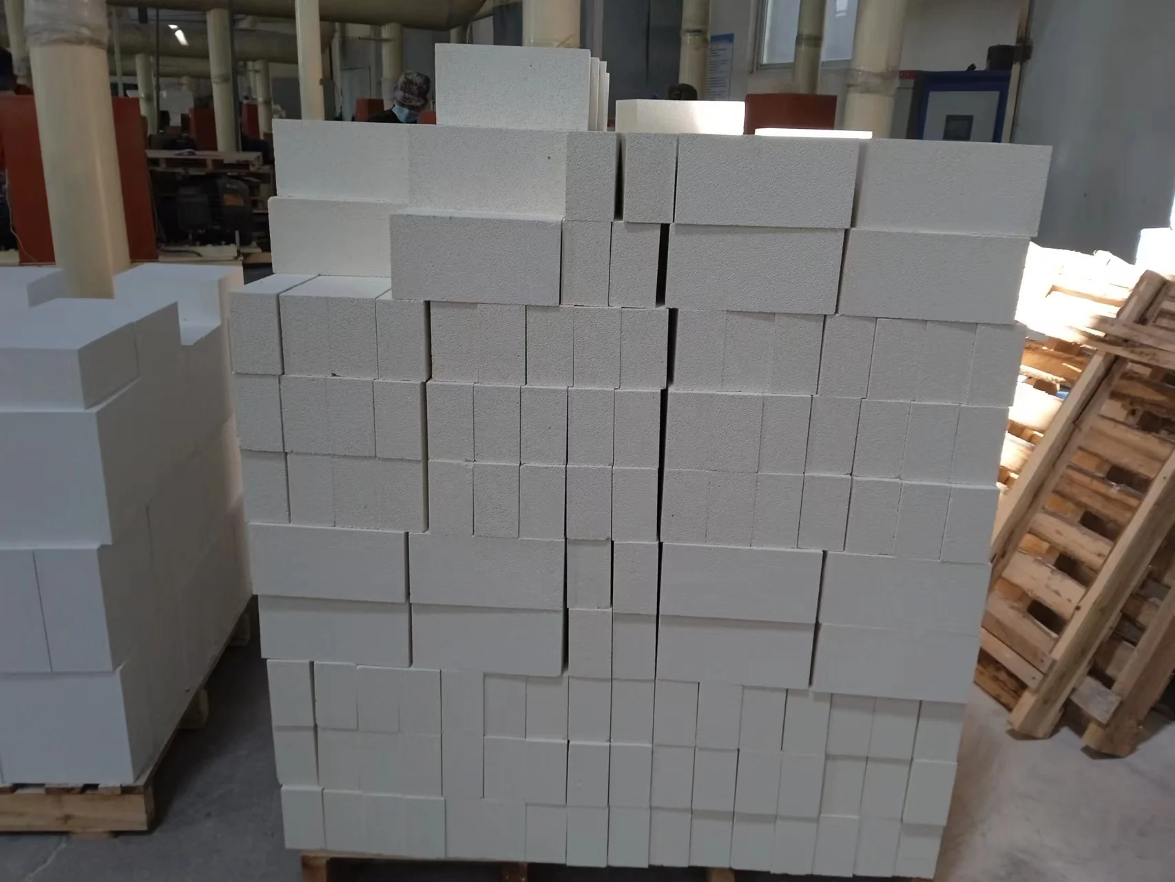 Jm23 white lightweight mullite insulation brick for glass cellars