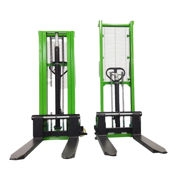 Wholesale 3300lbs Capacity  Lifting Height Hydraulic Hand Lift Manual Stacker With Adjustable Forks