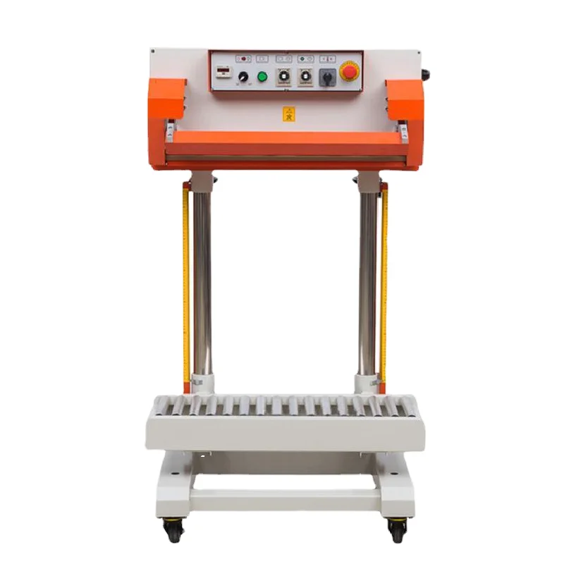 Hot sales vertical pneumatic instantaneous heat sealing machine, aluminum foil bag plastic film  ,   equipment
