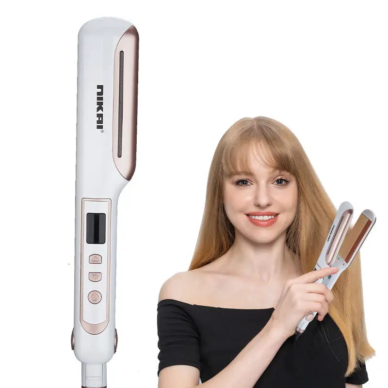 Lanumi SH-8635a Factory Straightener and Curler custom women beauty smooth portable cheap fast  hair 2 in 1 flat iron