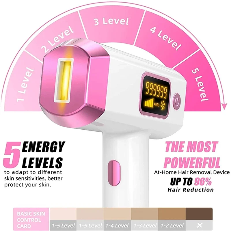 Portable ipl hair removal home, High efficiency hair removal,permanent Mini epilator ipl Laser hair removal device