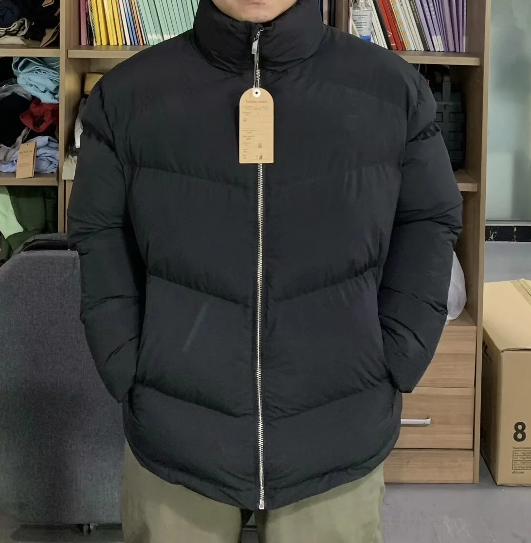 Hot selling blank design mens jackets windproof outdoor puffer jacket men stander collar warm mens jackets coats