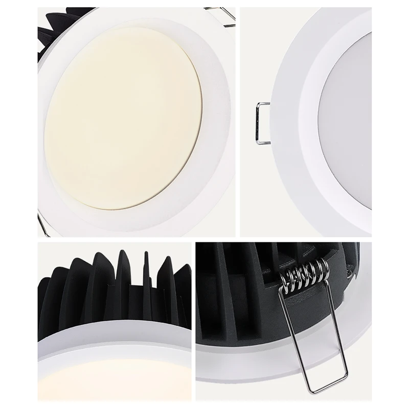 Dali Dimmable Triac Dimming 0-10V 15W Surface Anti Glare Embedded Ceillings Light Living Room Led Recessed Downlights prices