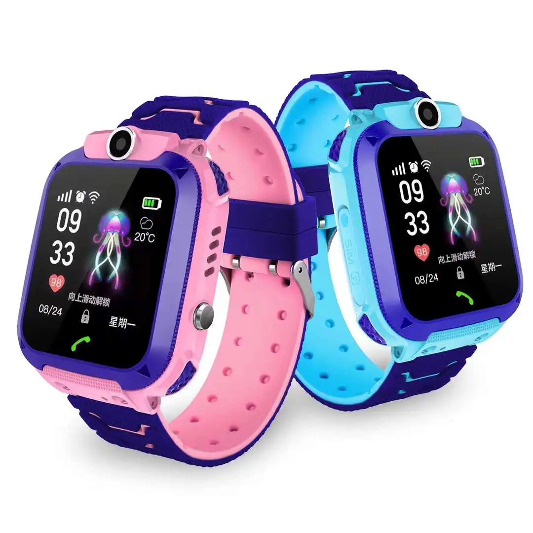 
Amazon Hot Sale Q12 Smartwatch Waterproof 2G Child Anti-Lost SOS Call GSM LBS GPS Location Kids smart watch Q12 