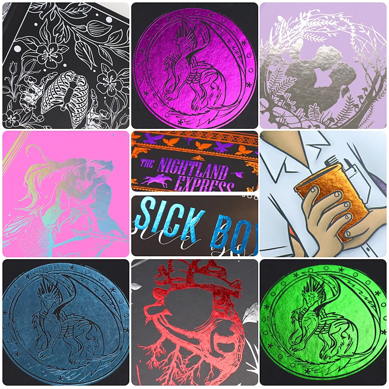 Well Designed Custom Book Printing Exclusive Hardcover Novel Books Multi-colored Stenciled Sprayed Edges