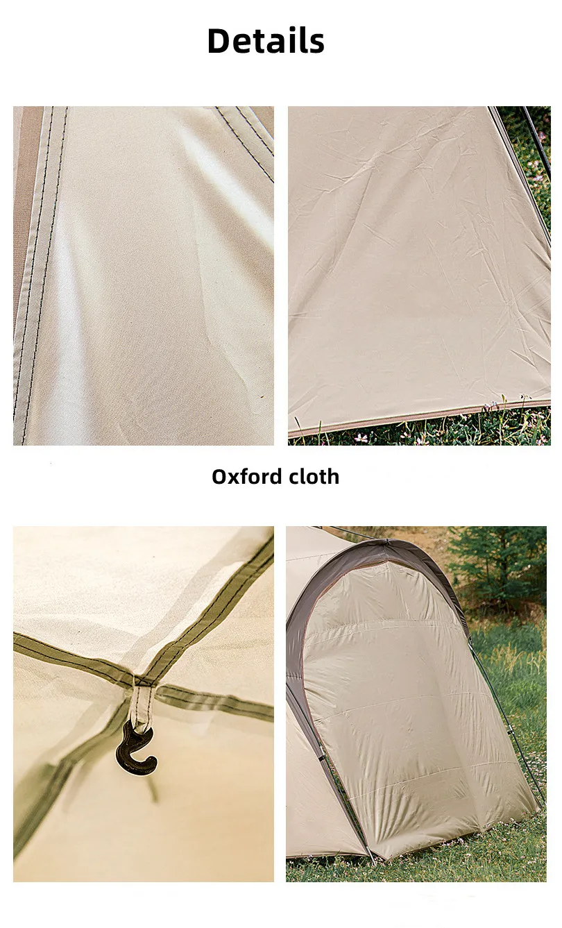 Manufacturer 8~10 Person Camping Dome Tent  Waterproof Spacious Lightweight Portable Backpacking Tent for Outdoor Camping