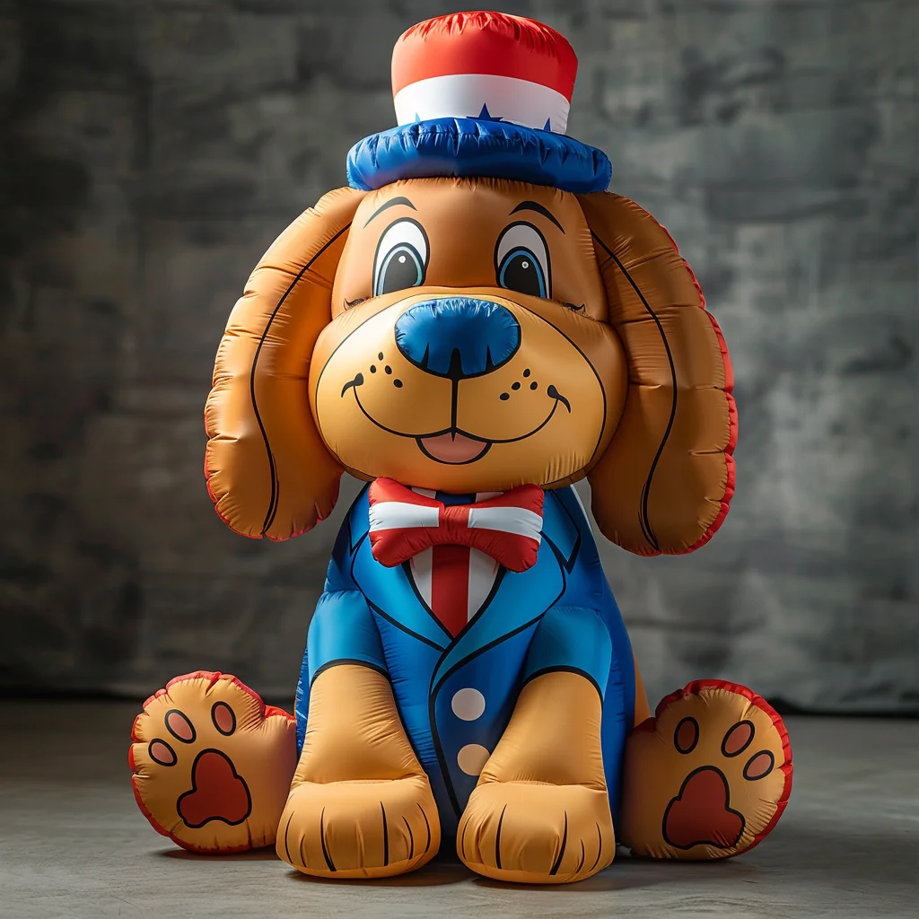 2024 New designed patriotic Independence Day Inflatables 4th of July Decorations Liberty Bear inflatables model